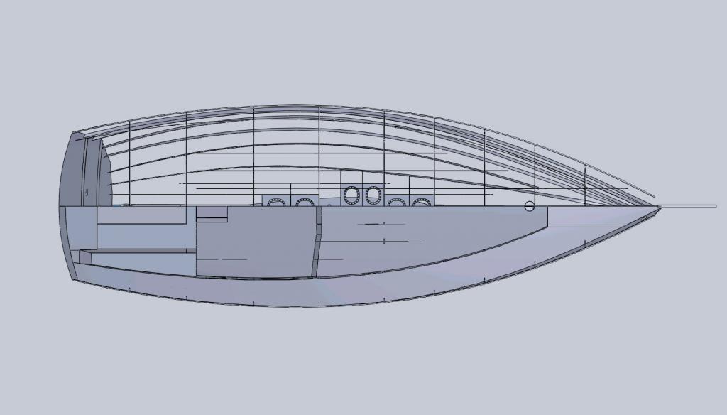 постройка стального корпуса Hout Bay 40